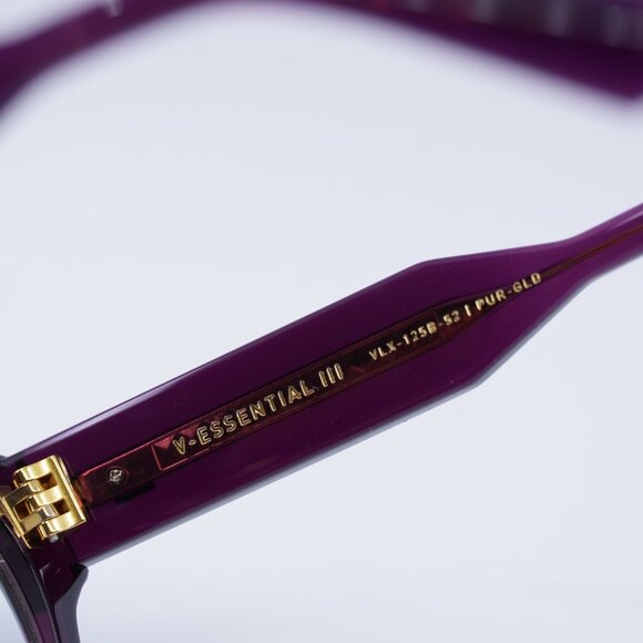 Valentino V-ESSENTIAL - III VLX-125B Eyeglasses Burgundy 52mm Cat Eye Frame - Picture 4 of 9